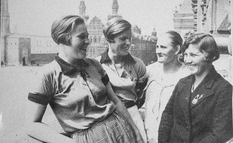 Miembros del Komsomol (organización juvenil comunista)
