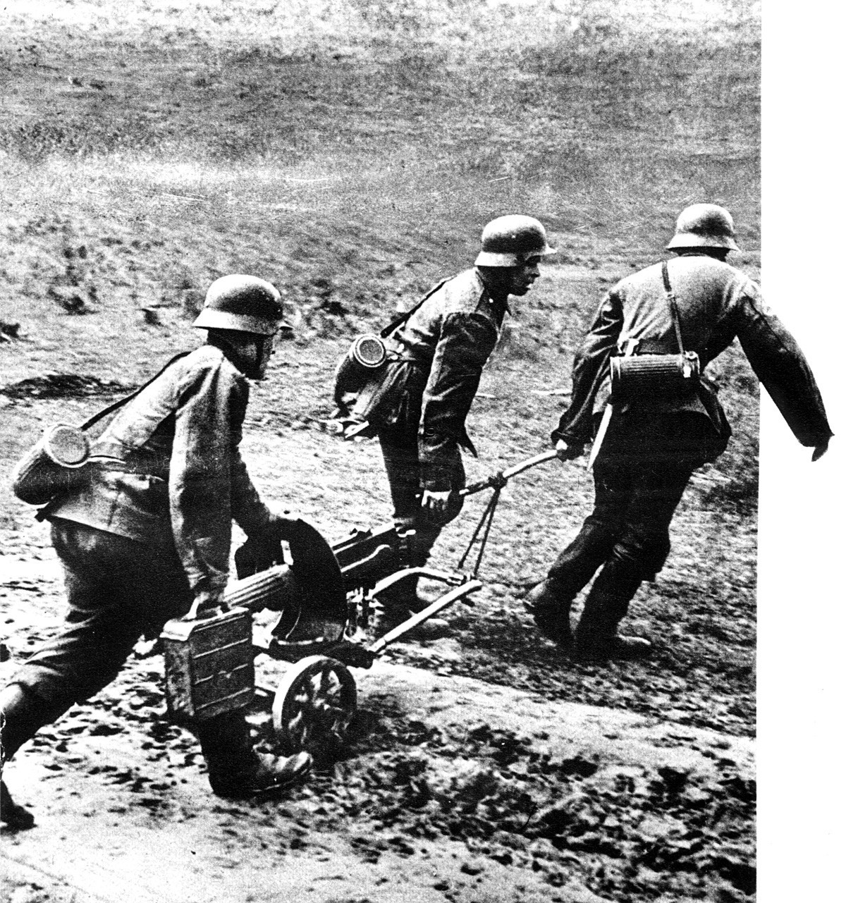 Russos servem no exército alemão, Frente Oriental, 1941-1945.