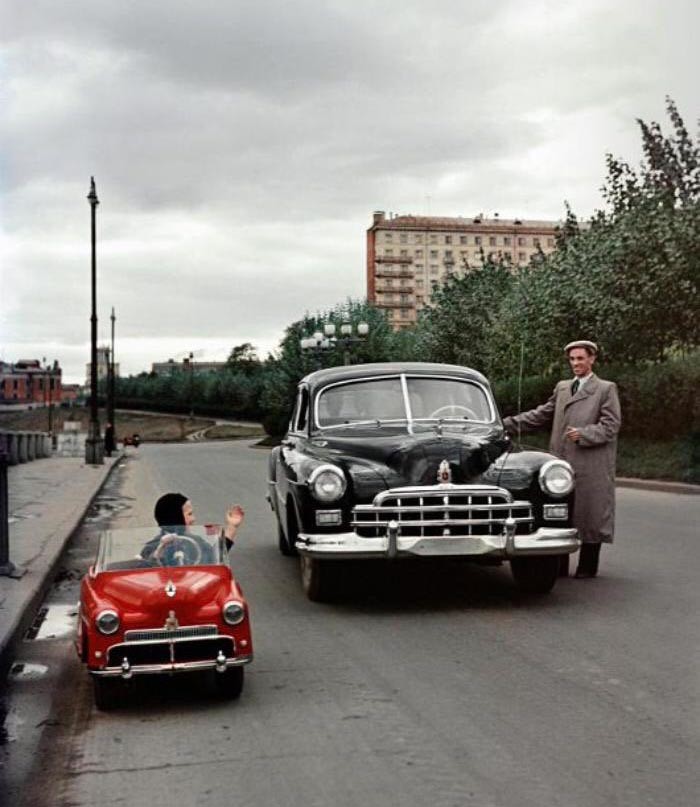 Un coche infantil, 1955.