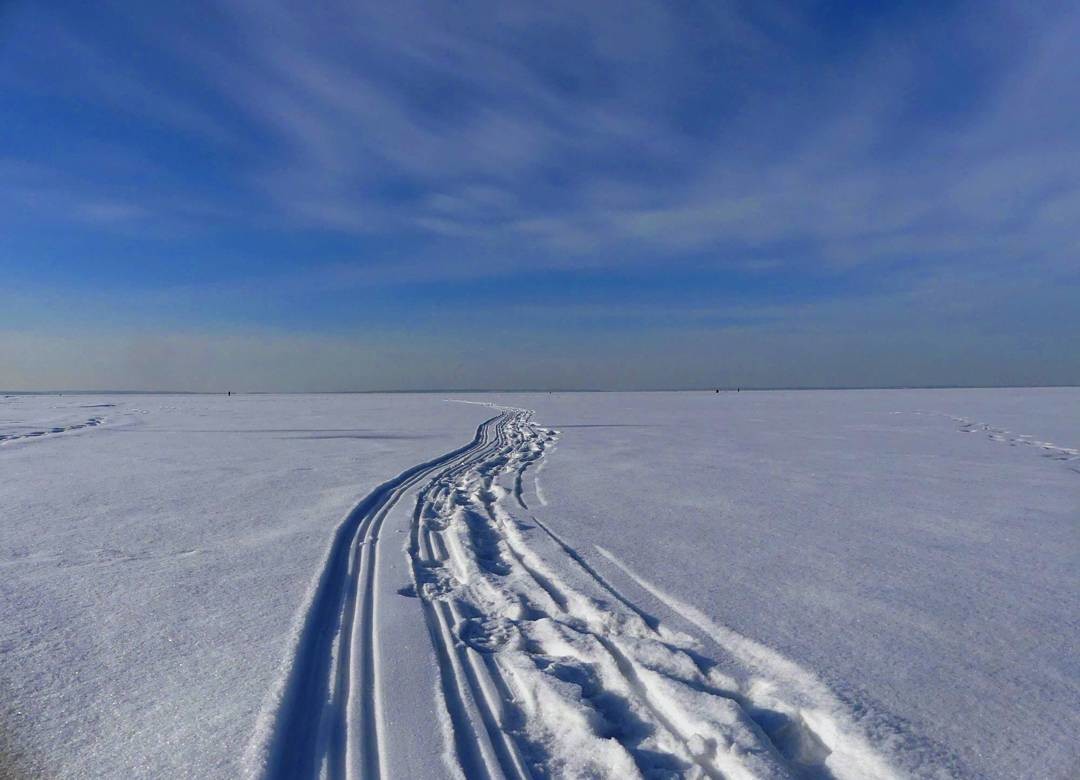 La Volga glacée à Zavoljié