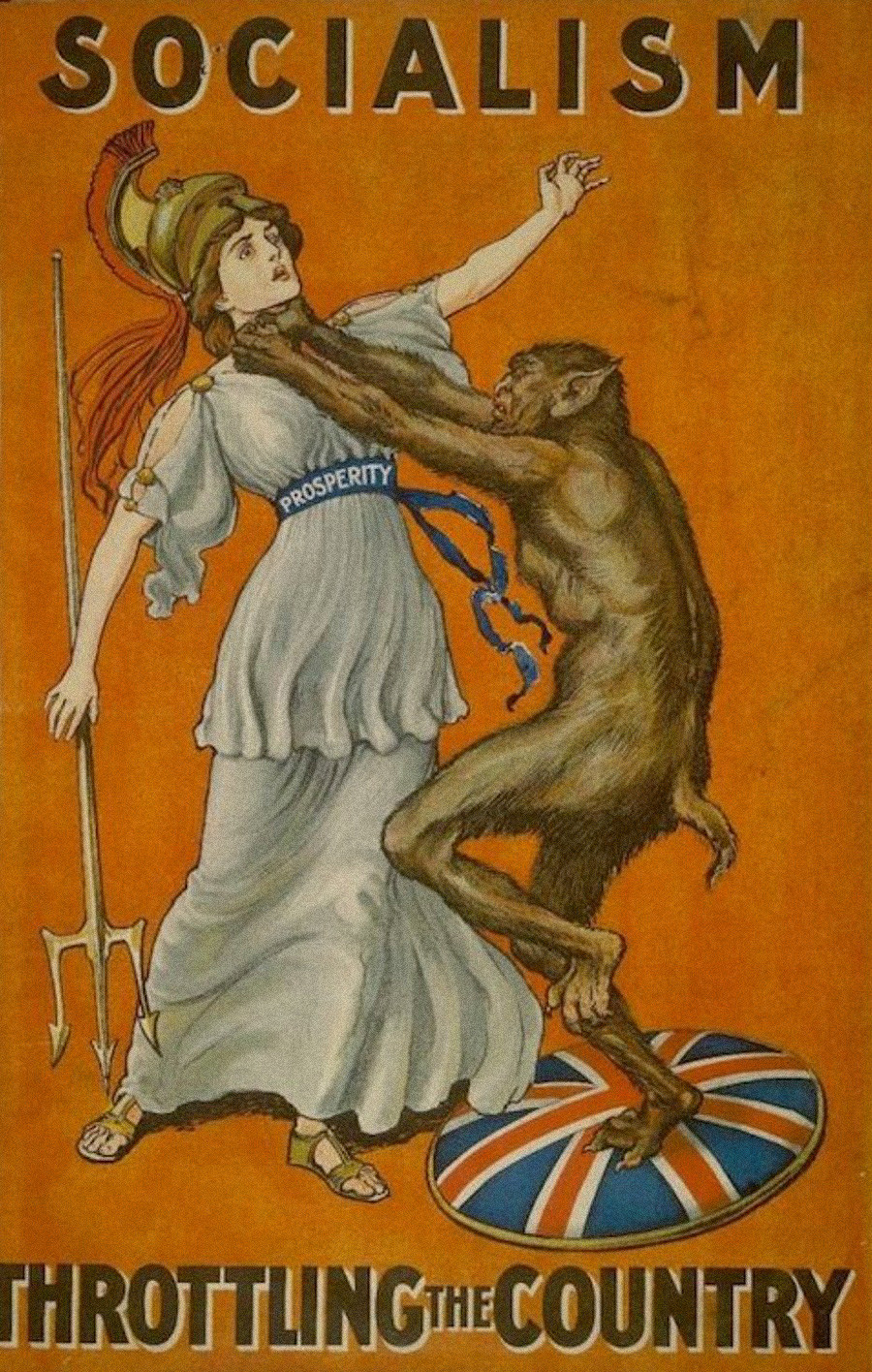 Pembuatan poster ini diperintahkan oleh Partai Konservatif di Inggris pada 1909.