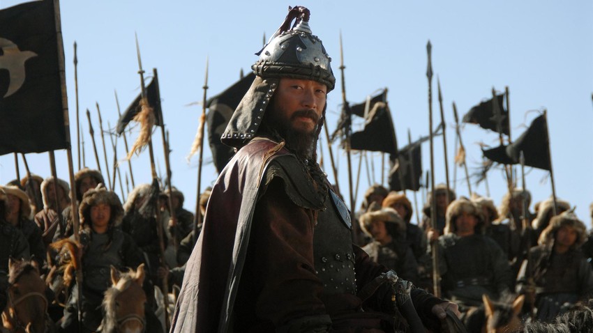 Сцена от филма "Монгол"