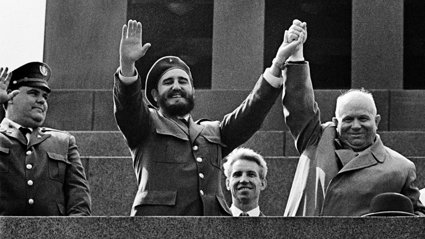 Fidel Castro e Nikita Khrushchev