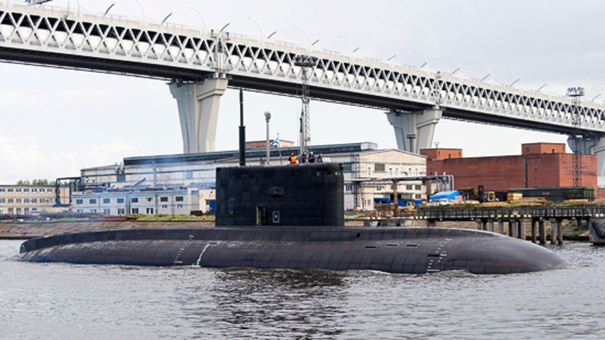 Submarino Petropávlovsk-Kamchatski.