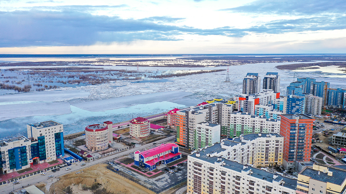Yakutsk. View on Lena River.
