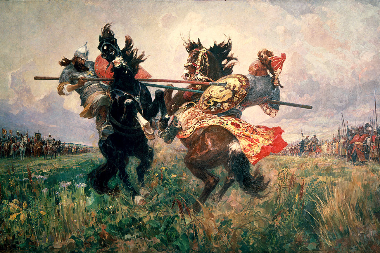Bataille de Koulikovo, par le peintre Mikhaïl Avilov