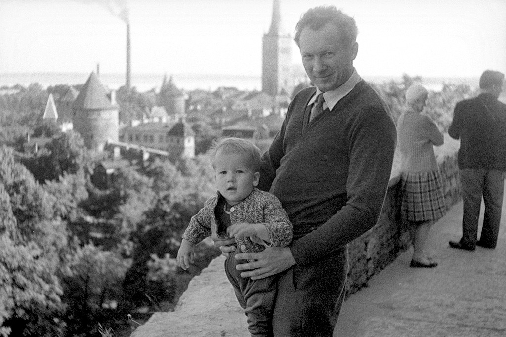 Un père et son fils à Tallinn