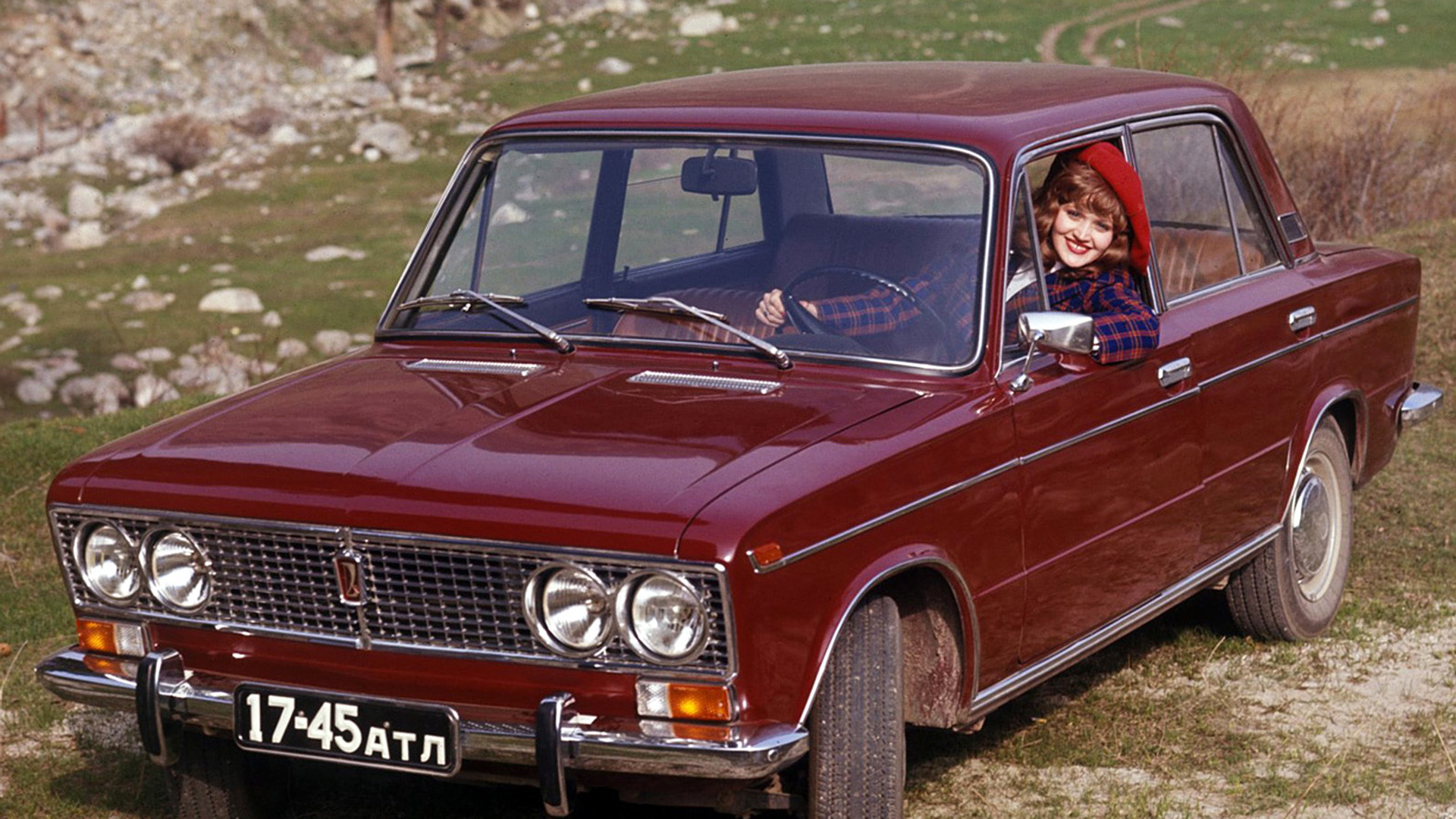 La berline Lada 2103, inspirée de la Fiat 124. À l’export, elle a reçu le nom de Lada 1500.
