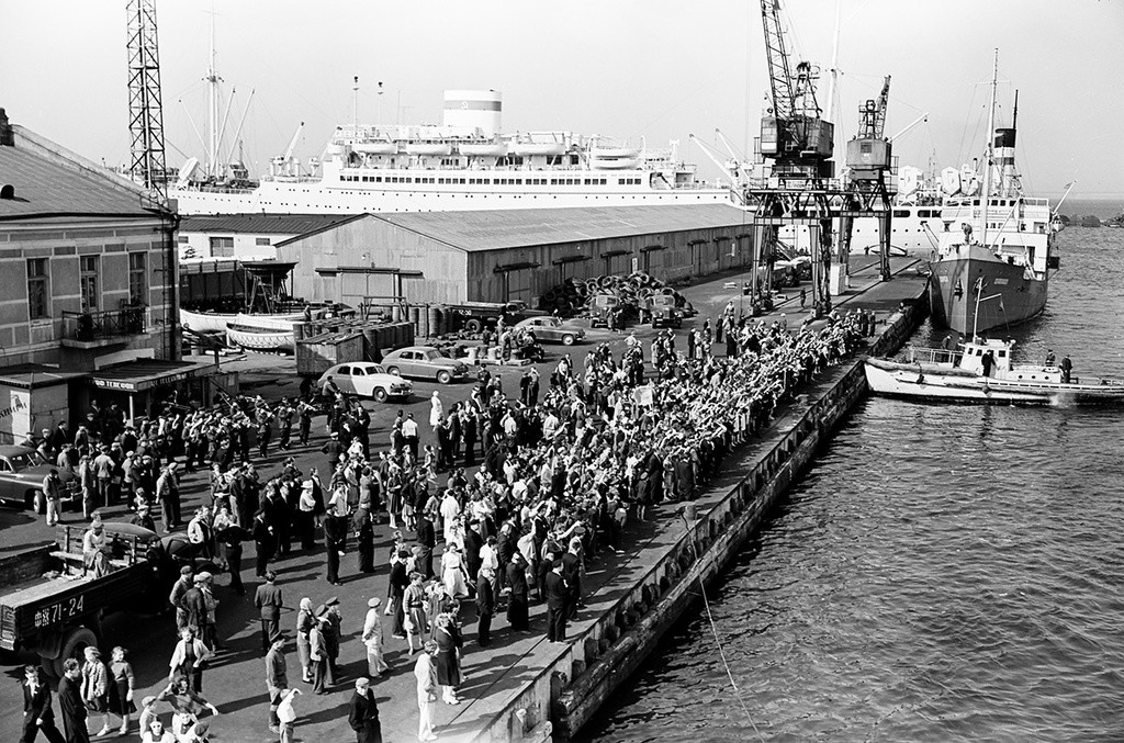 Dans le port d’Odessa, 1958