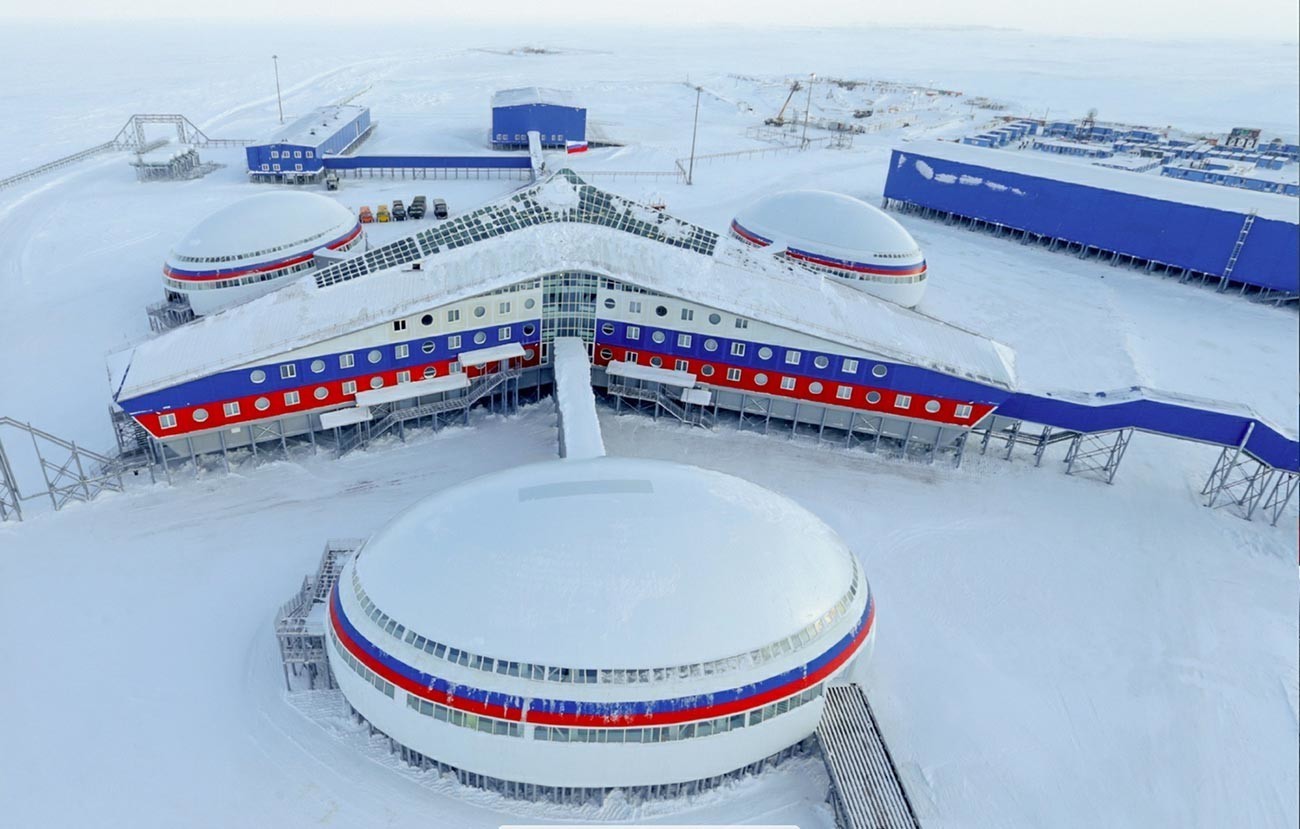 Ruska arktična vojaška baza Arktična deteljica

