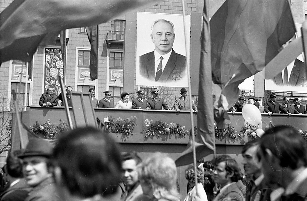Celebração de 1º de maio em Carcóvia, 1974