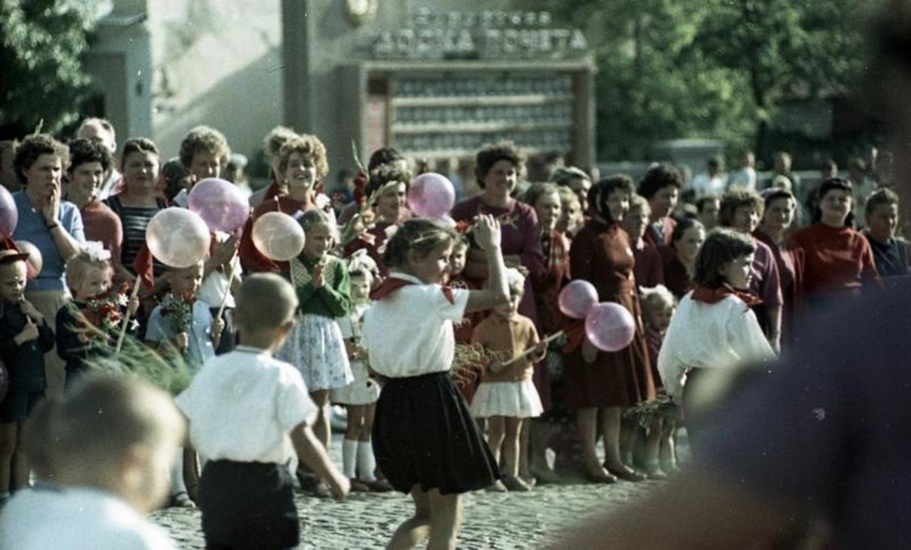 Parade in Tiraspol, 1964   