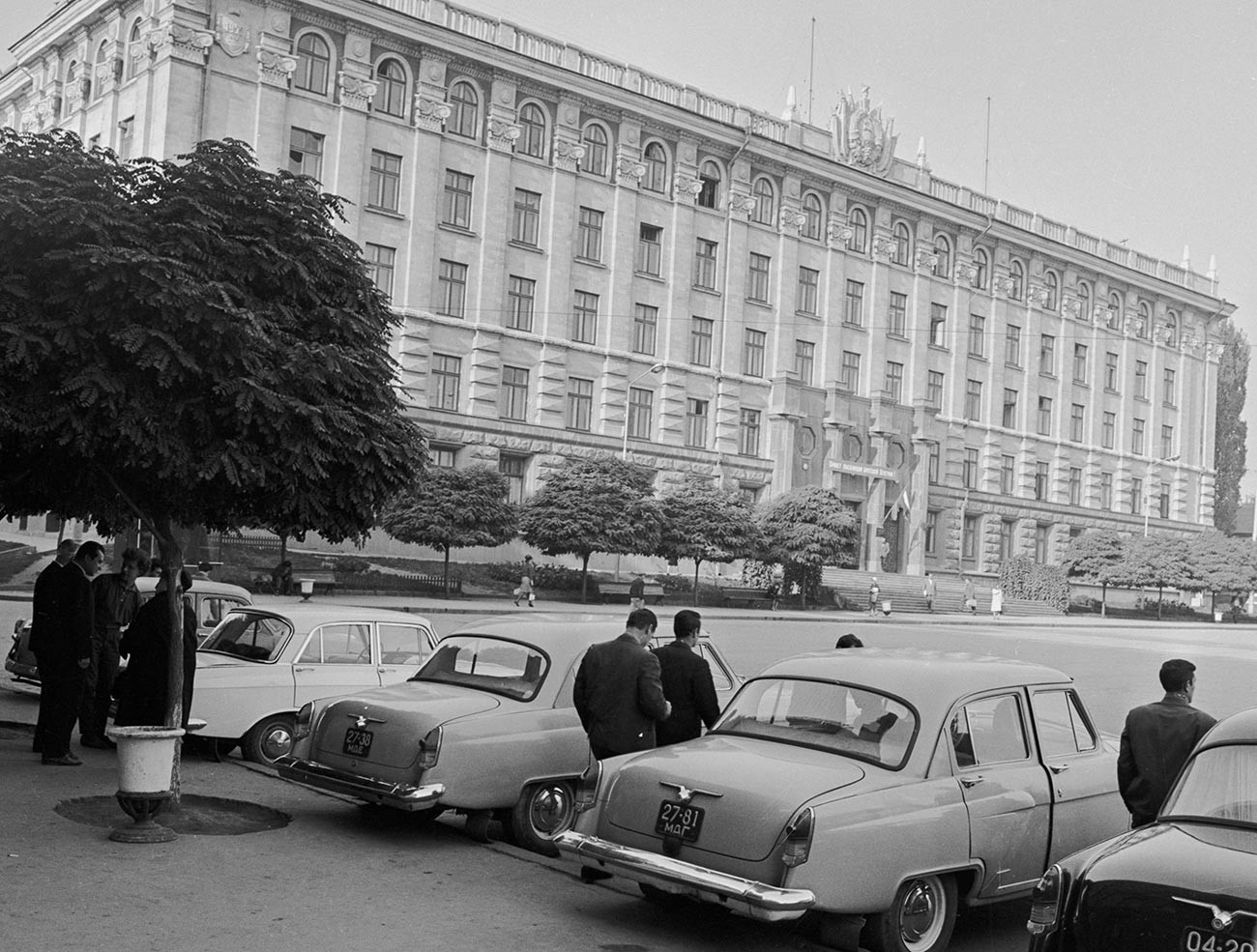 Здание Академии наук Молдавской ССР в Кишиневе, 1966   