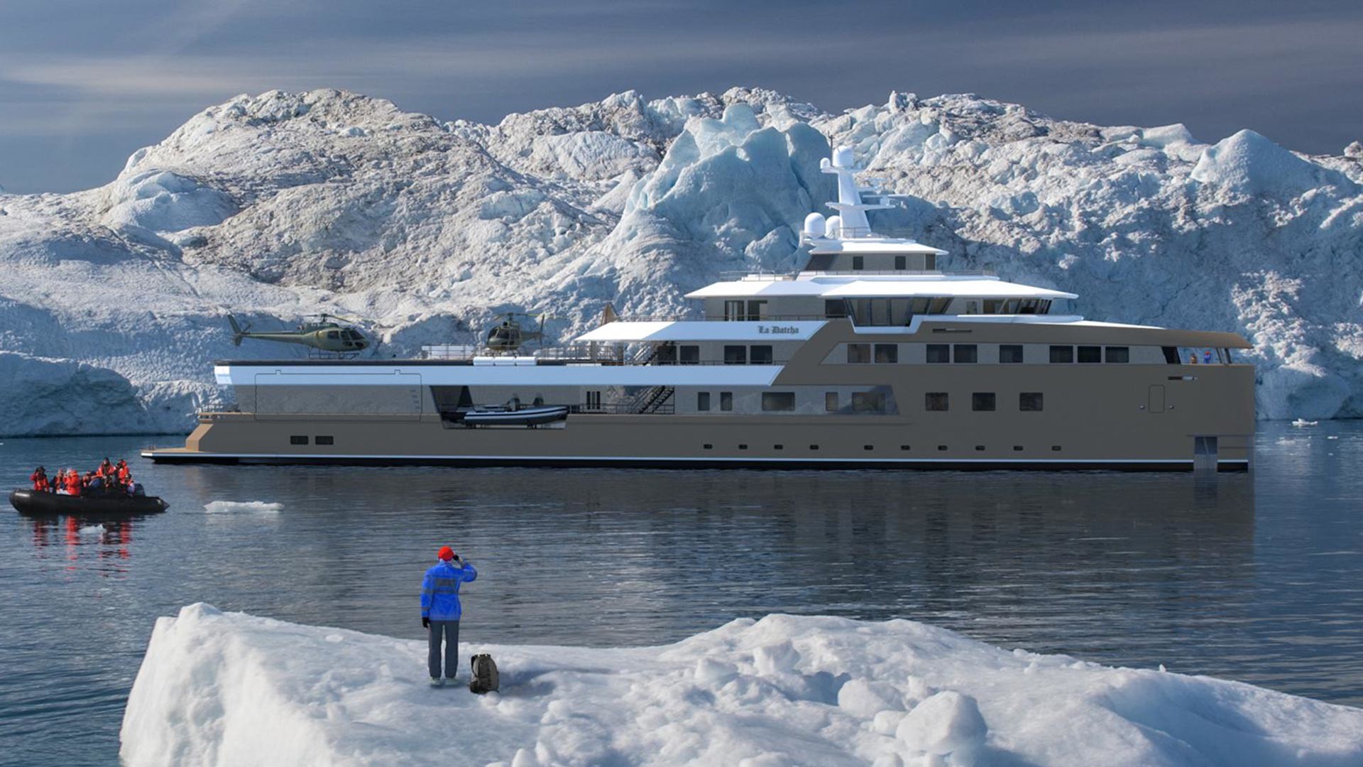 ice breaking yacht