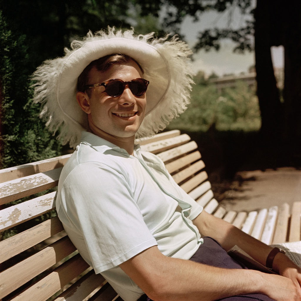 Juri Gagarin im Urlaub in Sotschi
