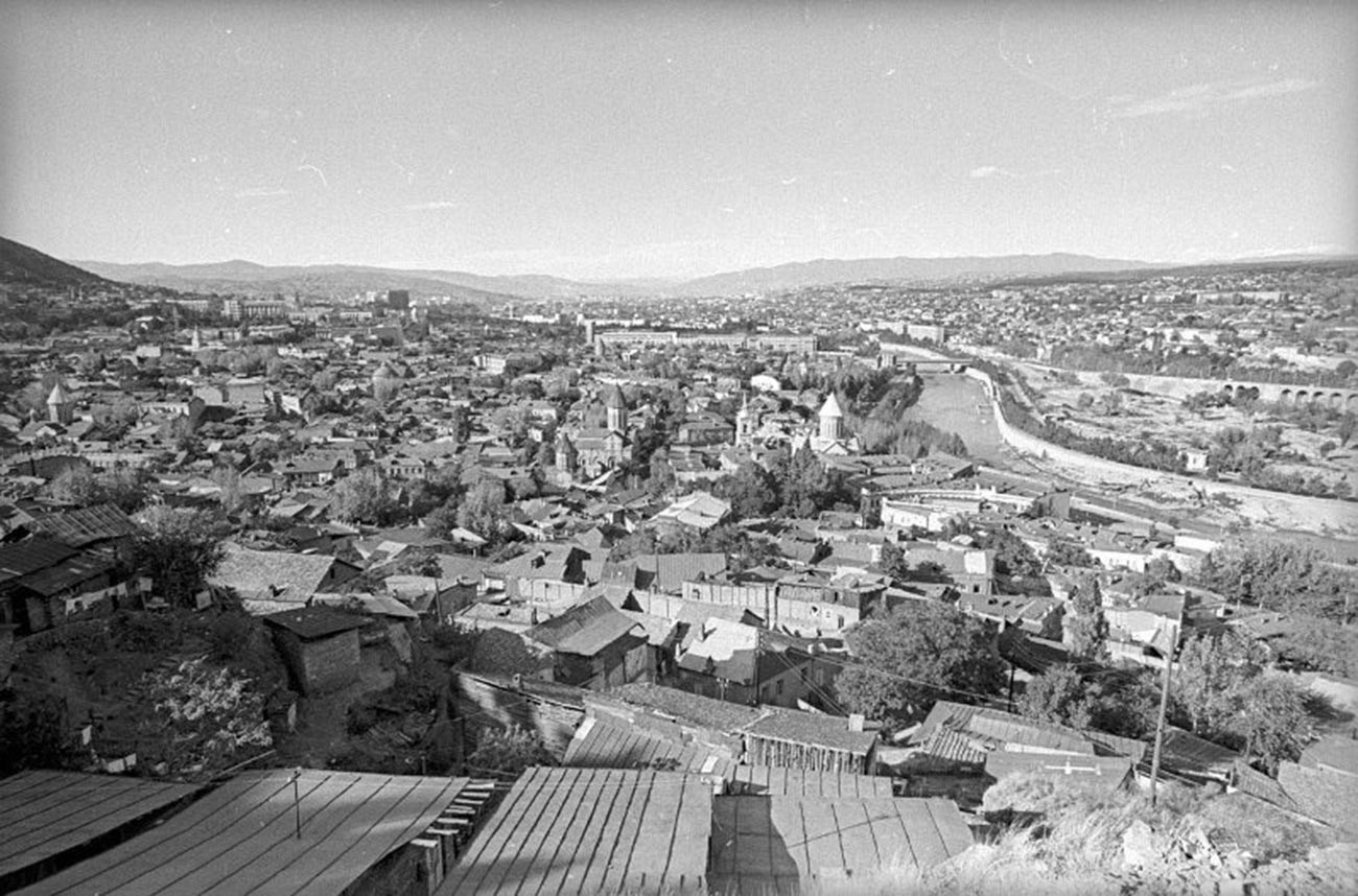 Tbilissi, capitale de la Géorgie, en 1971
