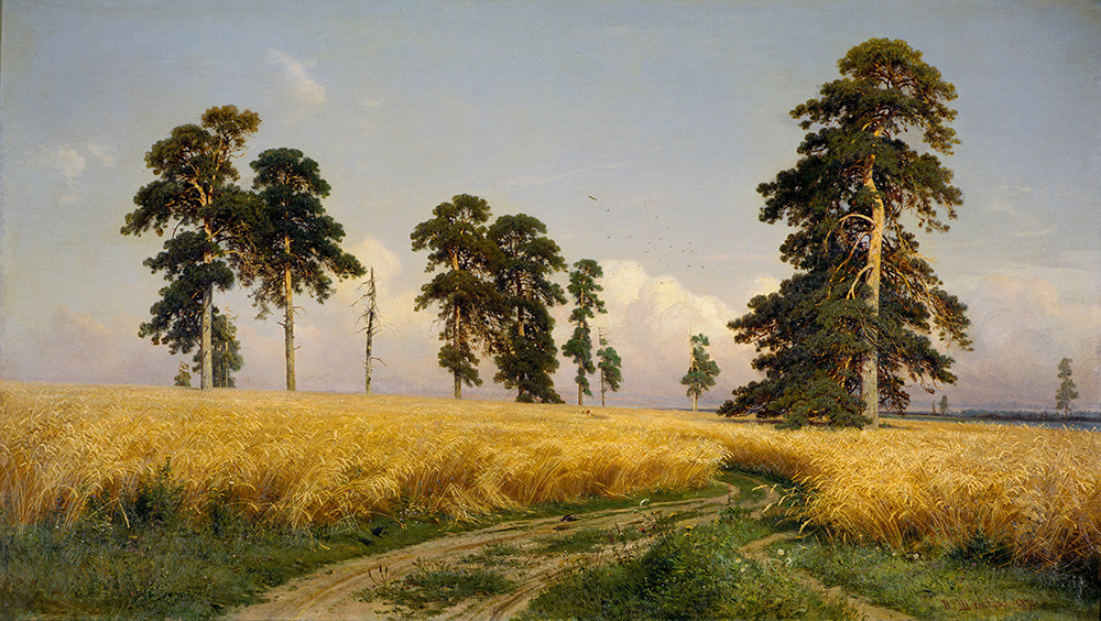 イワン・シーシキン　ライ麦畑　1878年