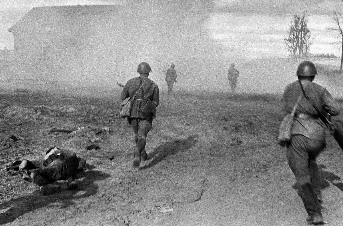 Affrontements près de Rjev en août 1942