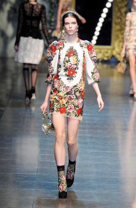 Modna revija Dolce & Gabbana v Milanu, 2012

