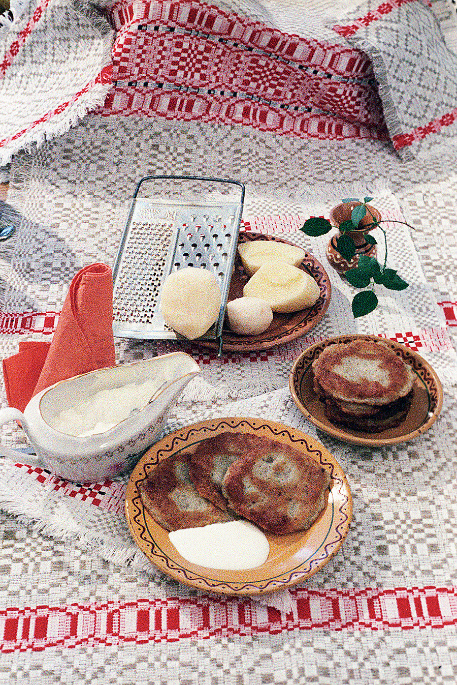 Potato pancakes, 1987  