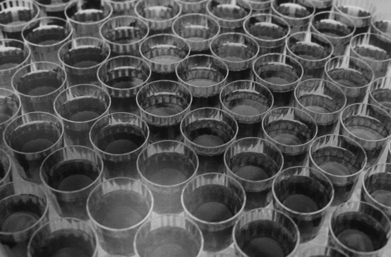 Ces verres étaient omniprésents dans la vaste Union soviétique. (années 1990)

