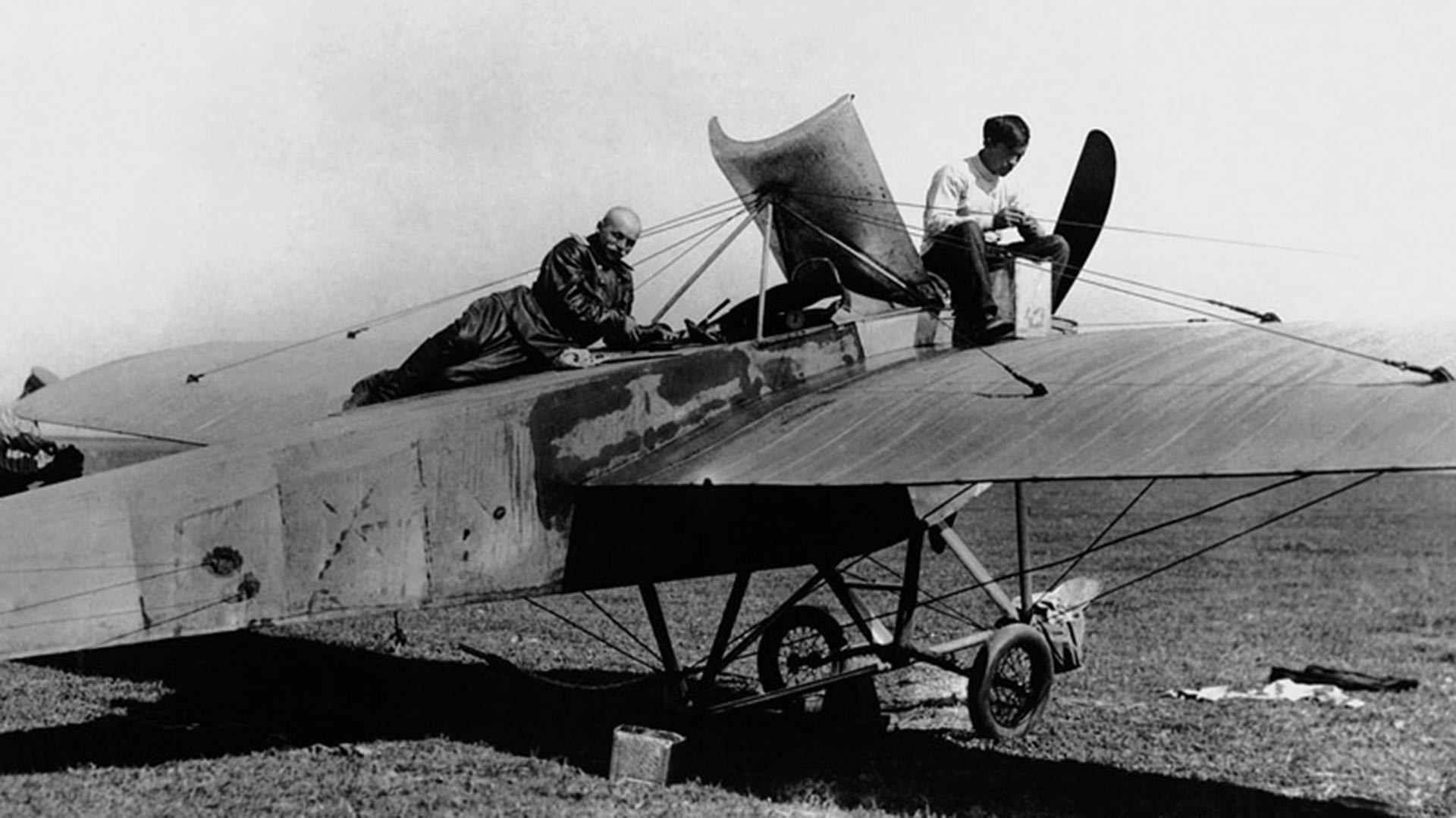 Popravak aviona Nieuport IV
