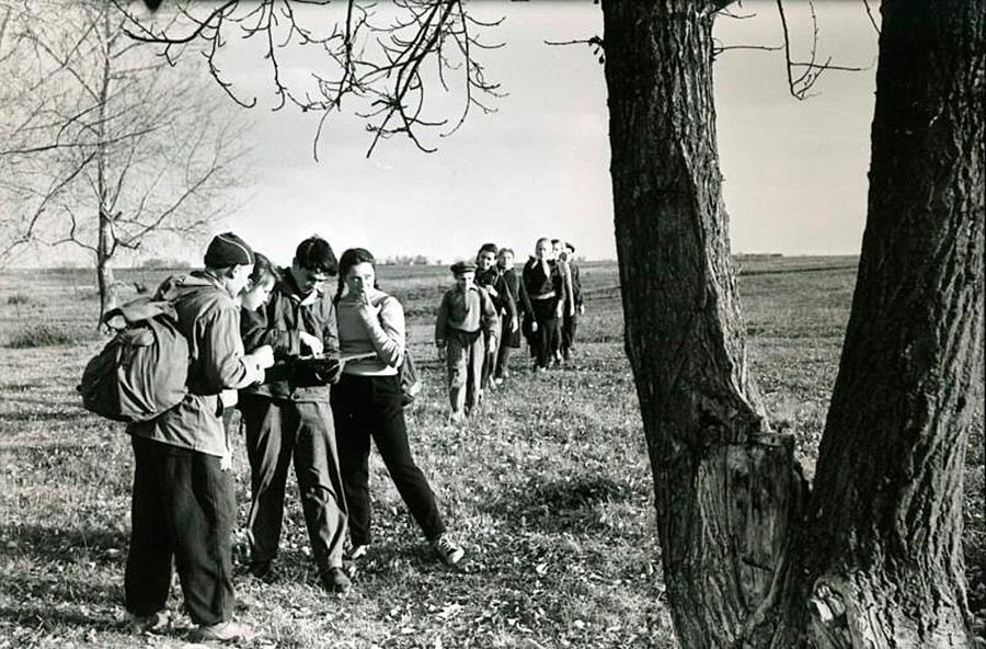 Hiking in Tatarstan, 1960-1965.