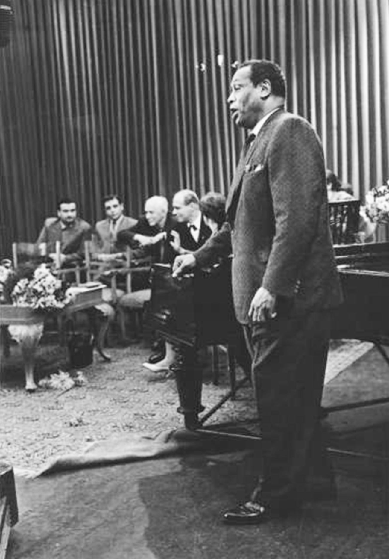 Концерт Поля Робсона в Москве, 1958