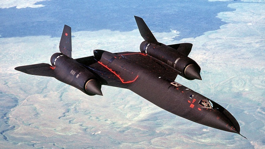 Lockheed SR-71A Blackbird, California, 1988.