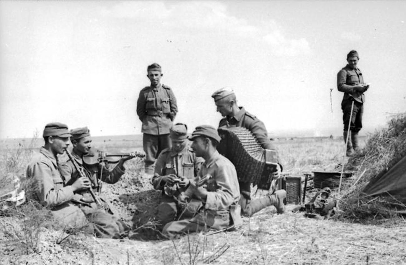 L'infanterie roumaine sur le Don