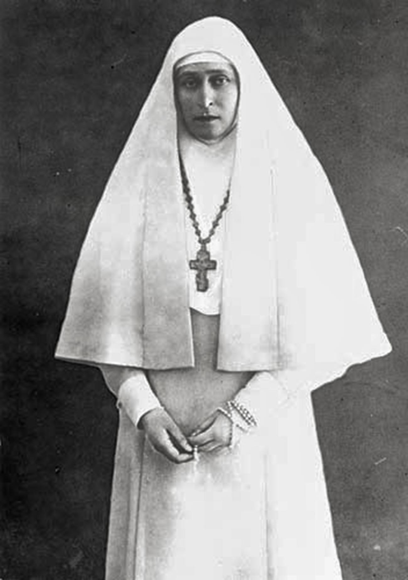 La granduchessa Elizaveta Fjodorovna nel 1918
