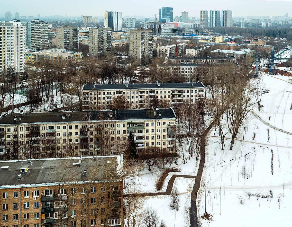 モスクワの集合住宅街