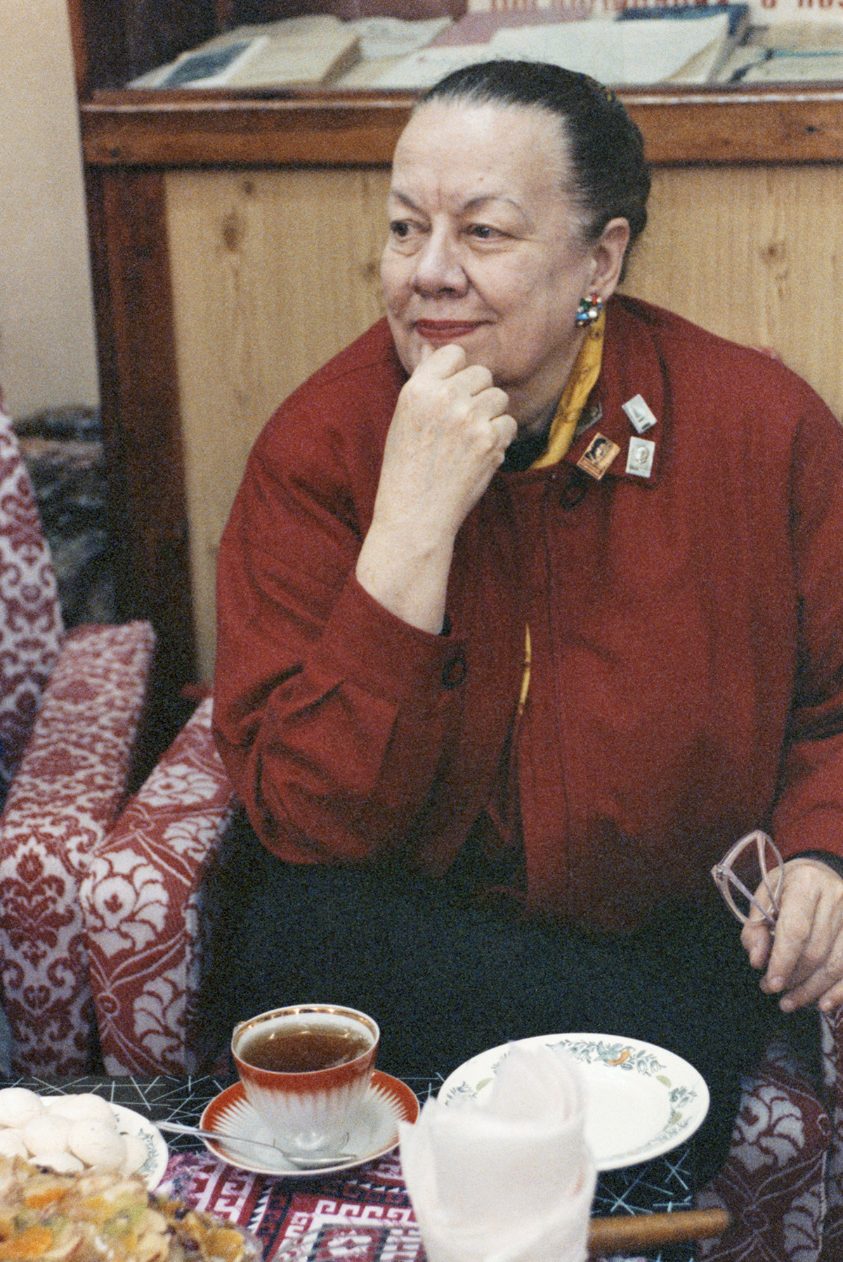 Patricia Tompson, filha de Maiakóvski.
