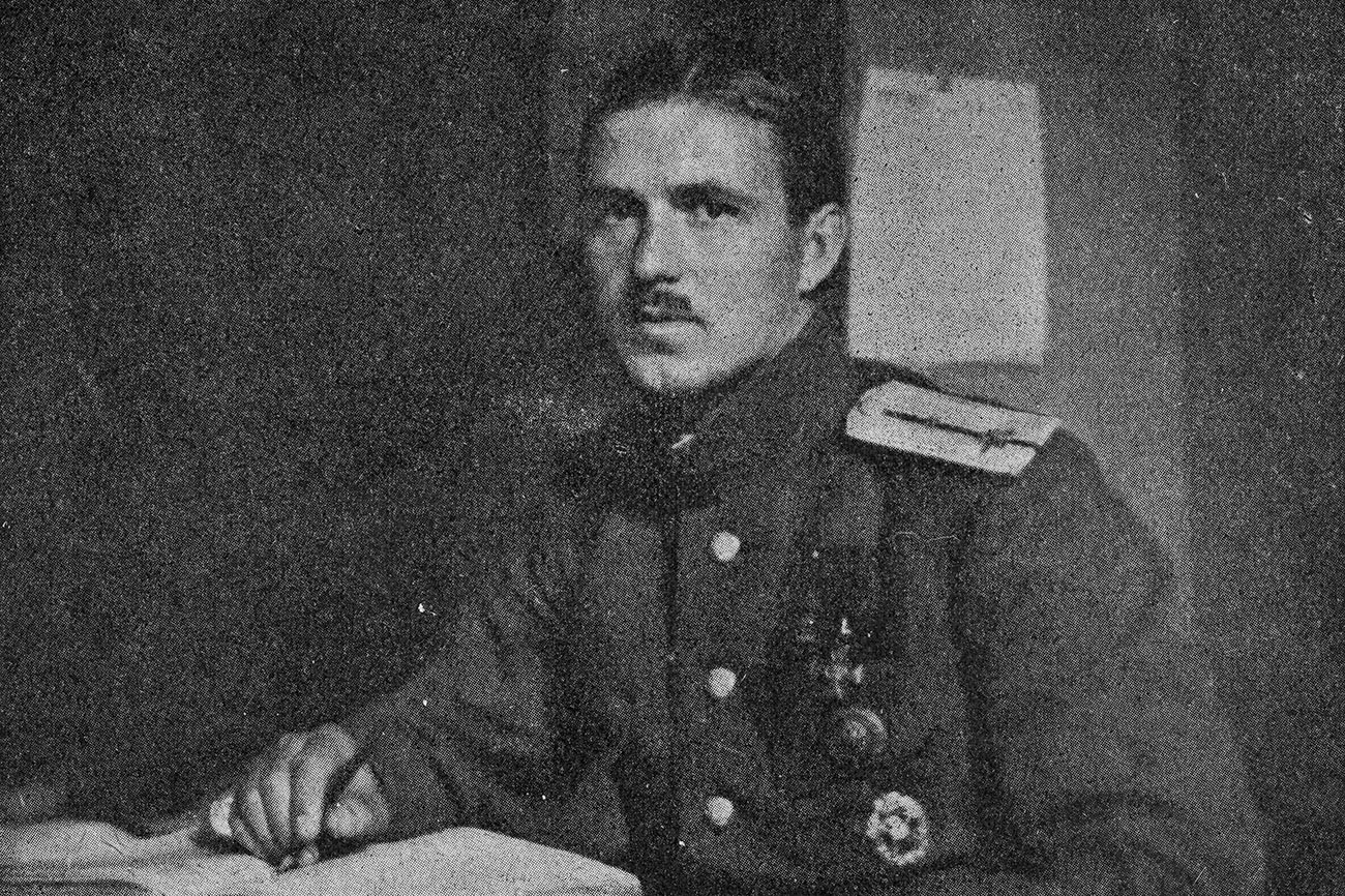 Onisim Pankratov as a pilot