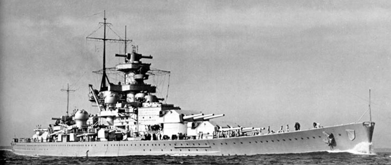 El acorazado 'Scharnhorst'.