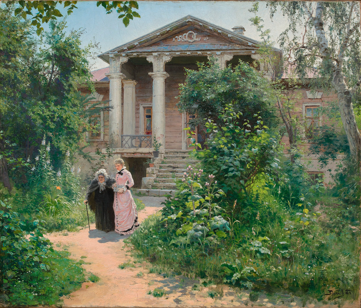 Le Jardin de grand-mère, 1878