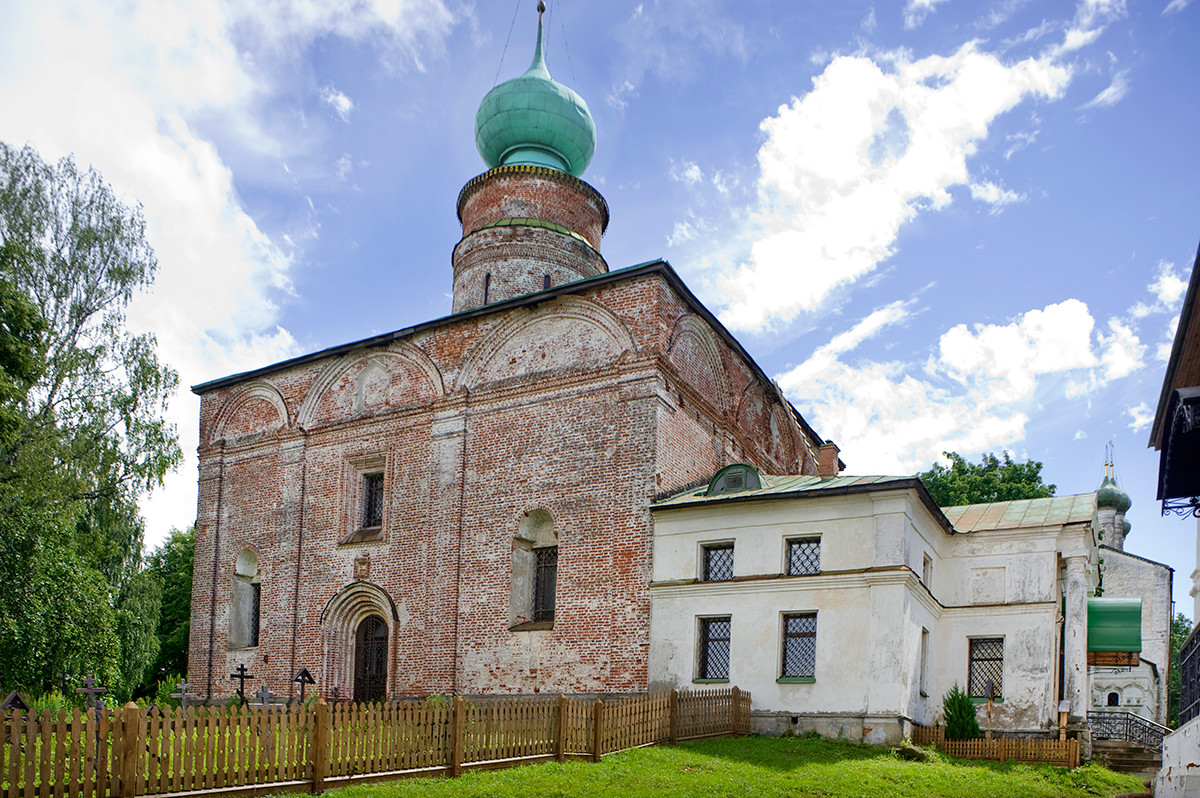 Cathedral of Sts. Boris & Gleb, northwest view. July 6, 2019