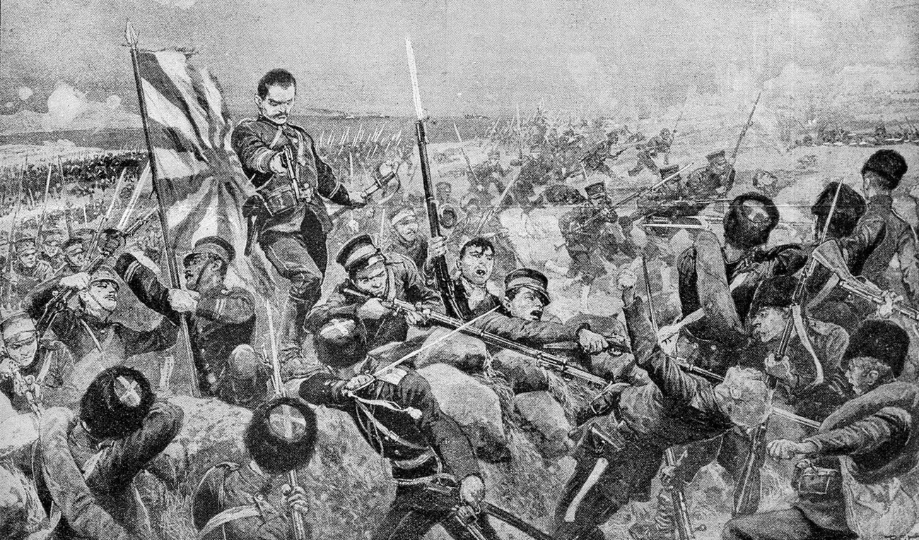 Japanci napadaju rusku vojsku
