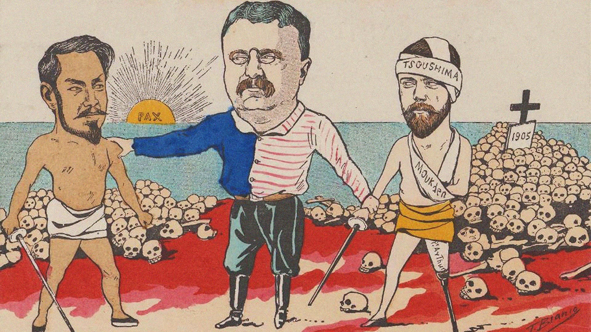 Karikatura portmouthskega miru, 1905