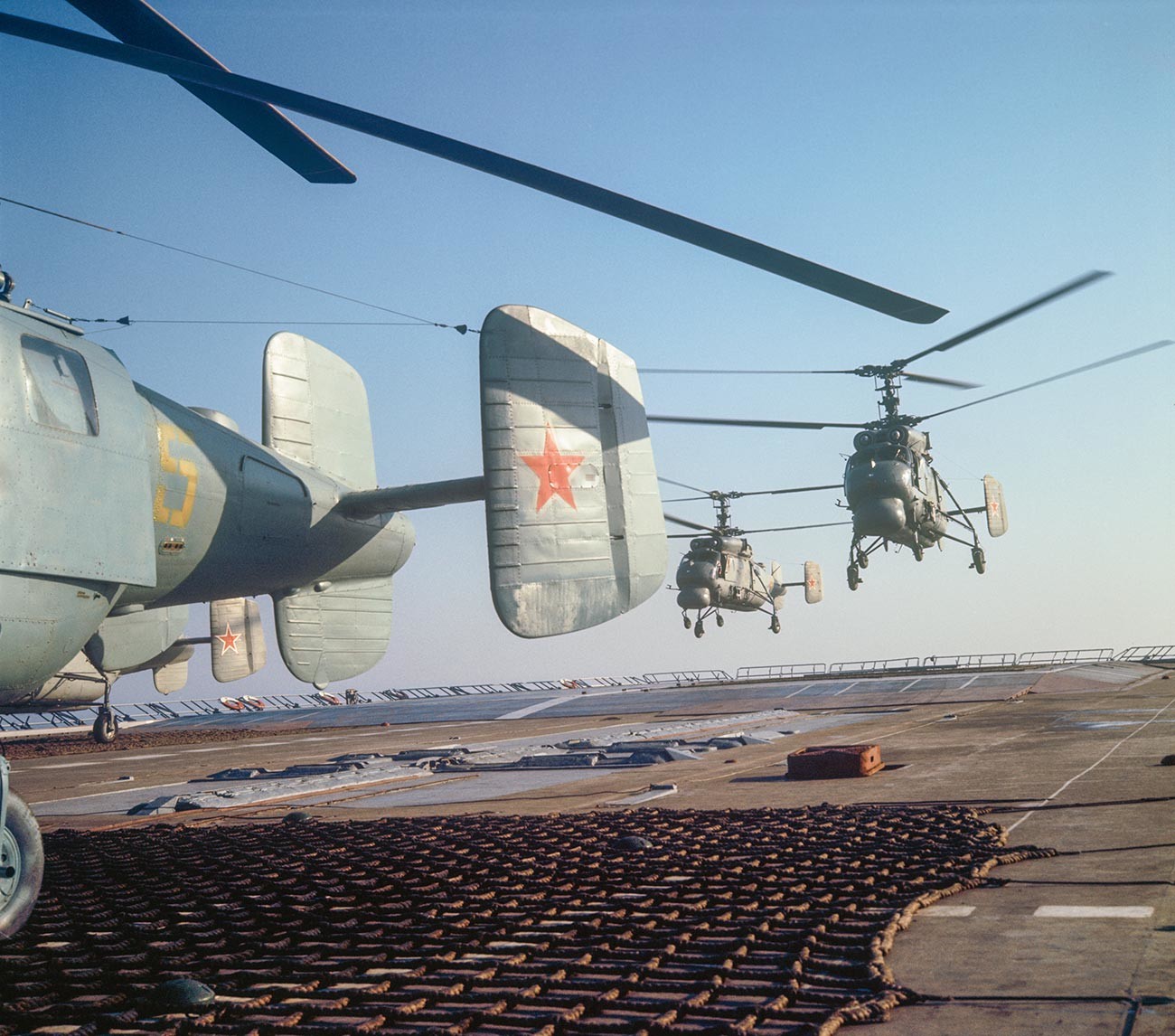 Helicopter carrier Moskva, 1973.