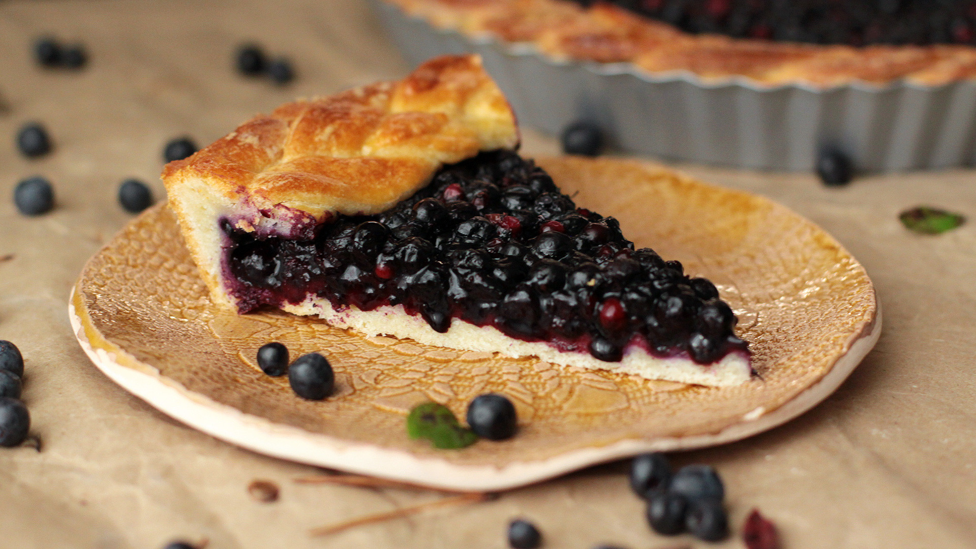 Recette de la plus délicieuse des tartes à la myrtille, reine des