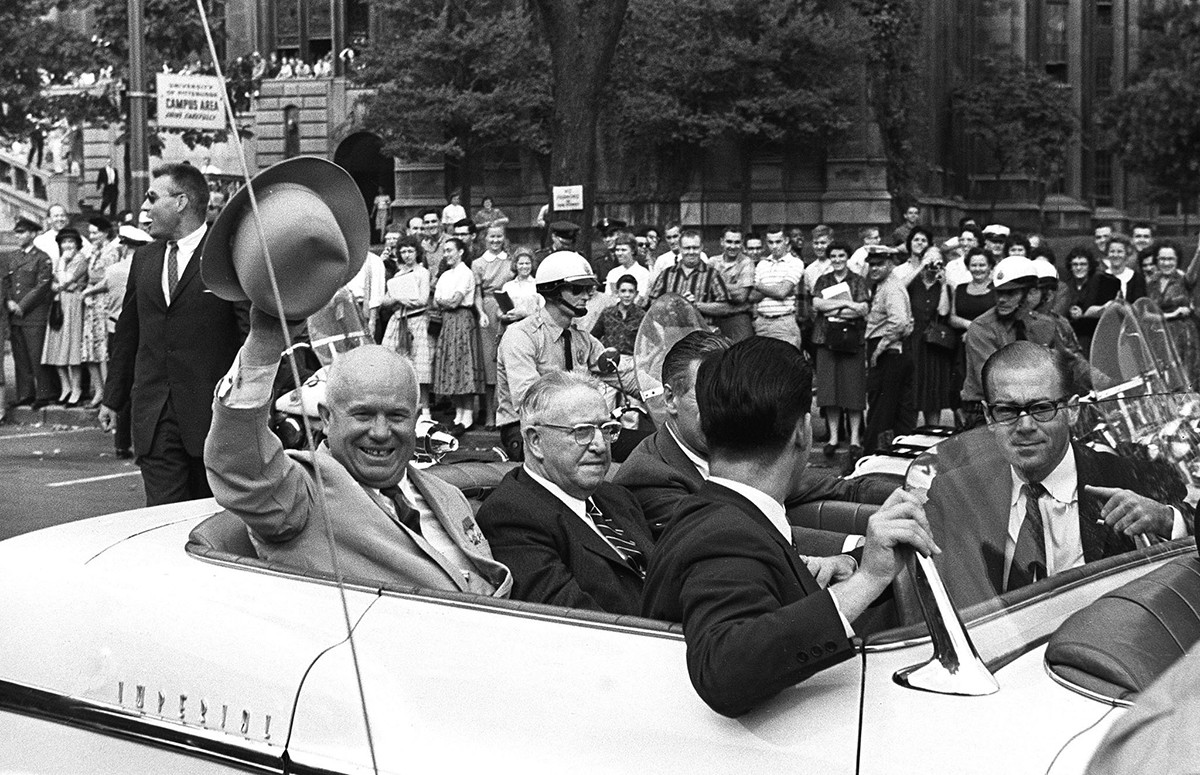 Visita de Khruschov aos EUA.