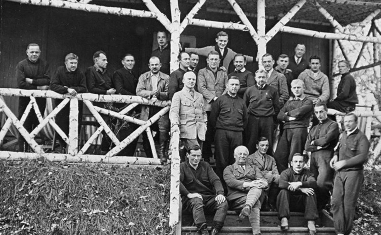 German personnel of the Tomka facility.