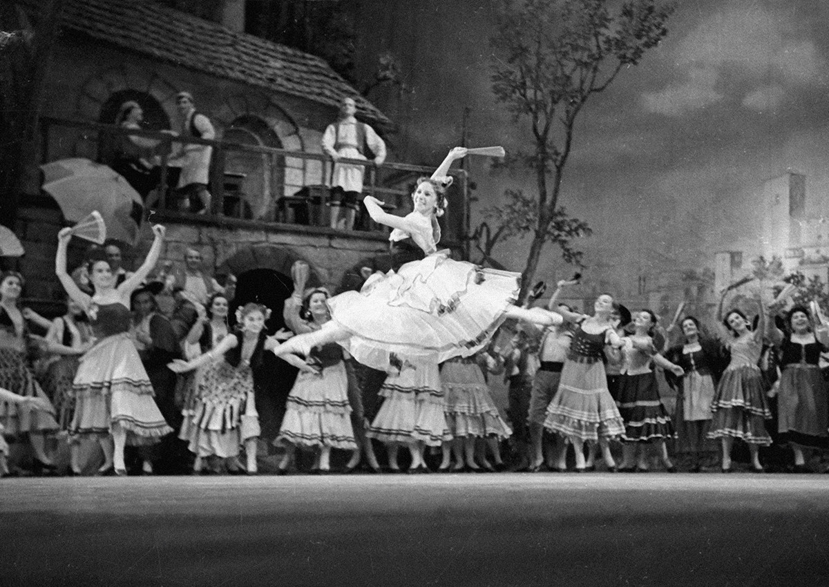 Soviet ballerina Olga Lepeshinskaya.