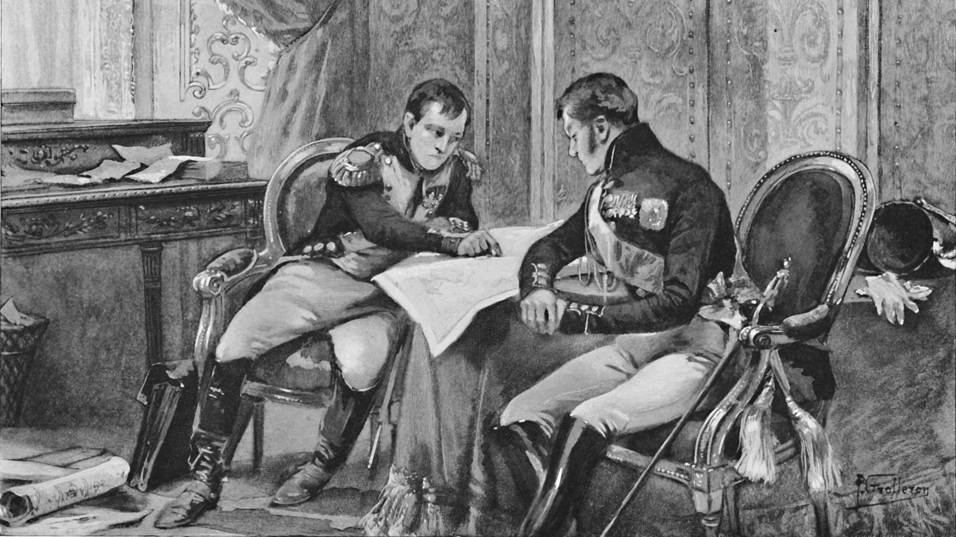 Napoleone e Aleksandr a Tilsit