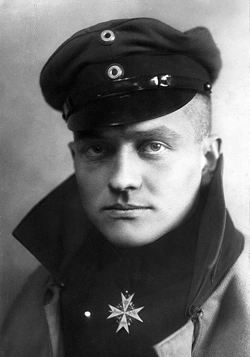 Manfred von Richthofen, el Barón Rojo (1917).