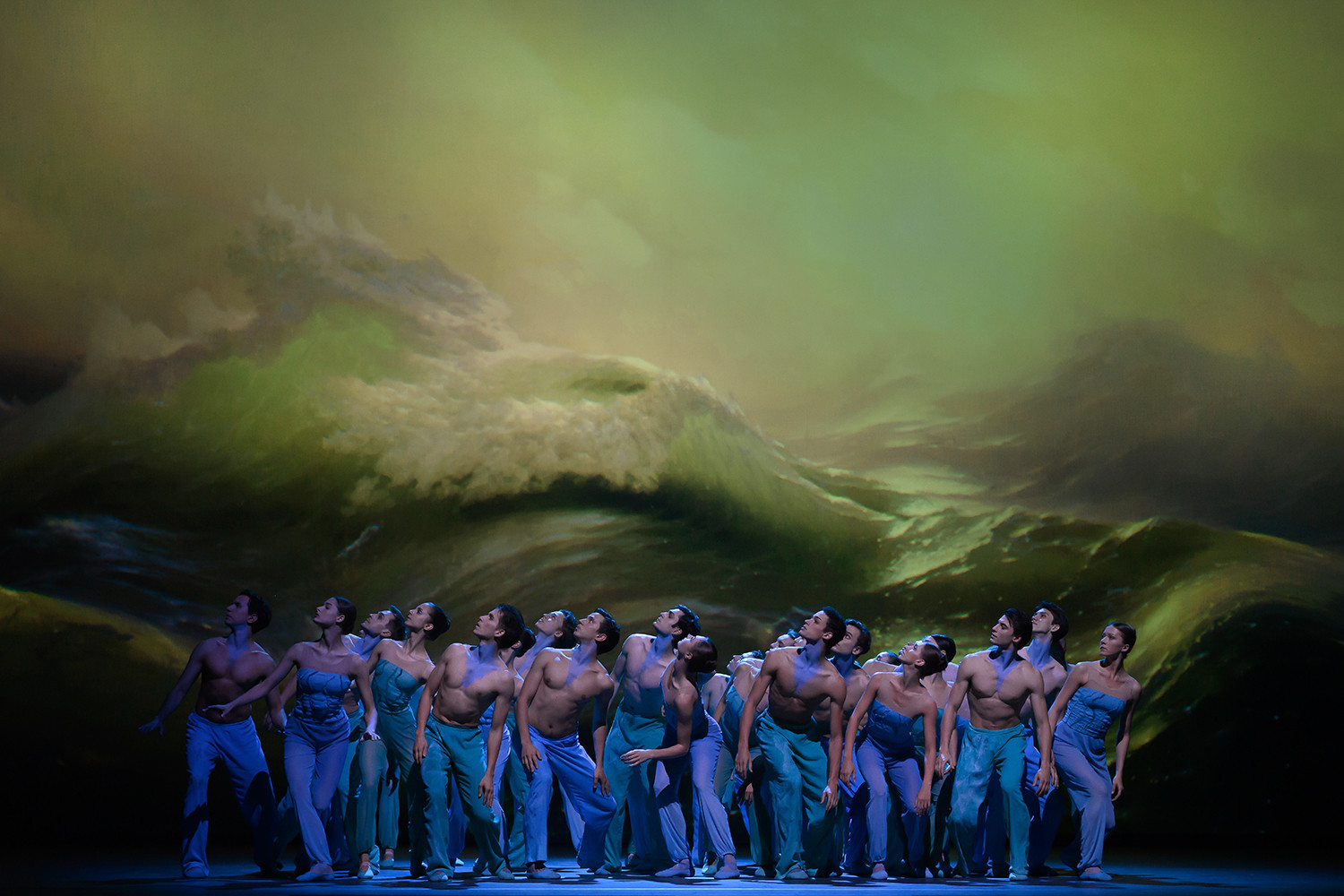 A scene from the ballet ‘The Ninth Wave’.  