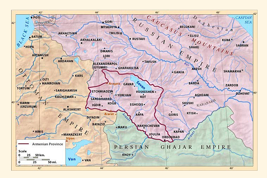 Armenska oblast u sastavu Ruskog Carstva (postojala do 1849.) 
