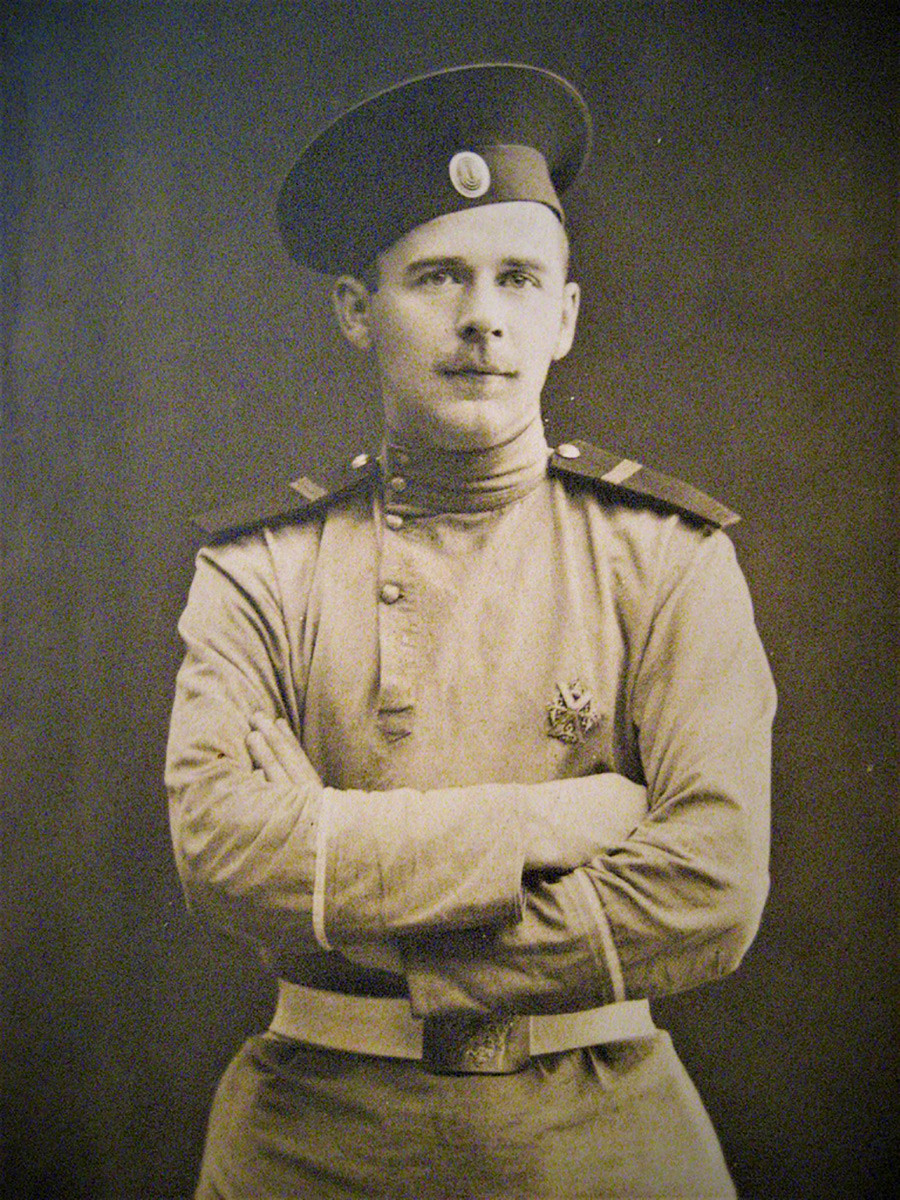 Sottufficiale di guardia del reggimento Preobrazhenksij A. N. Sinyavin
