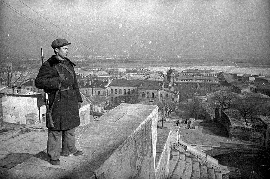 Un combattente in Crimea, 1940 circa
